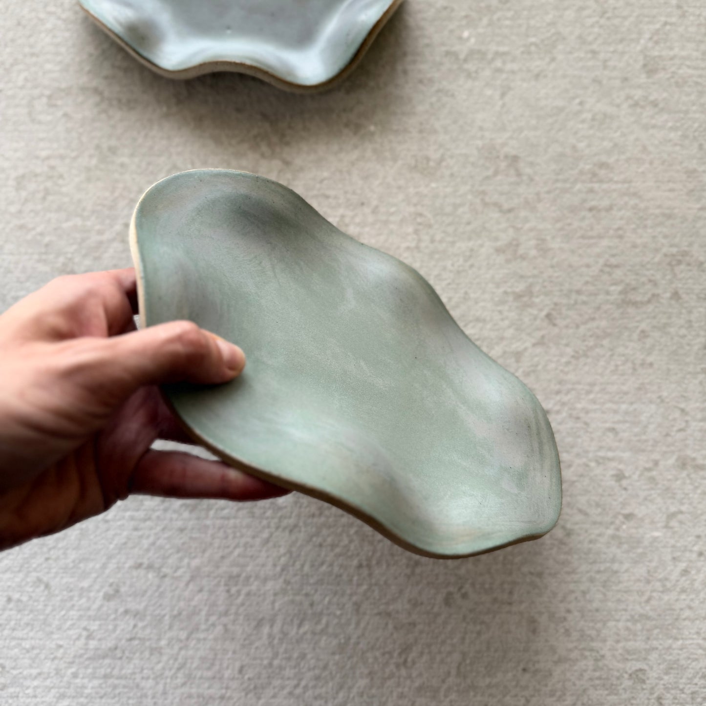 Wave Plate · Stone Blue