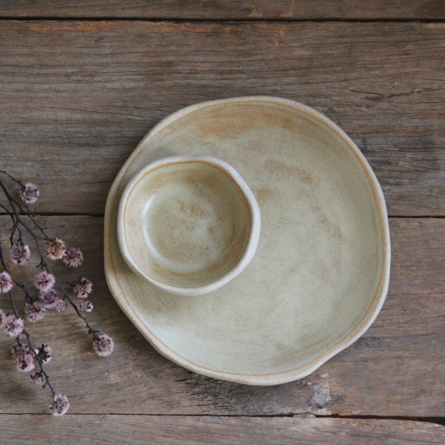 Ceramic Plate Set - Sand