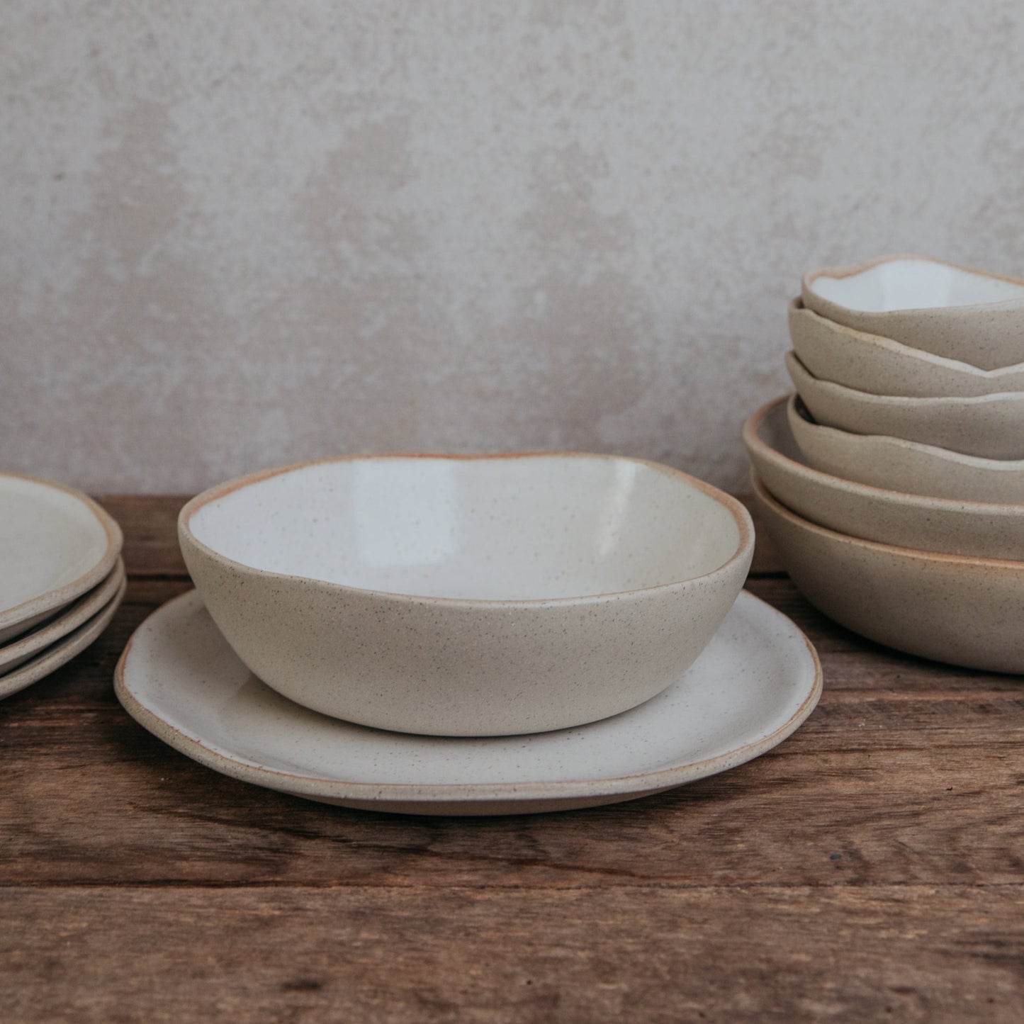 ORGANIC Large Plate · White