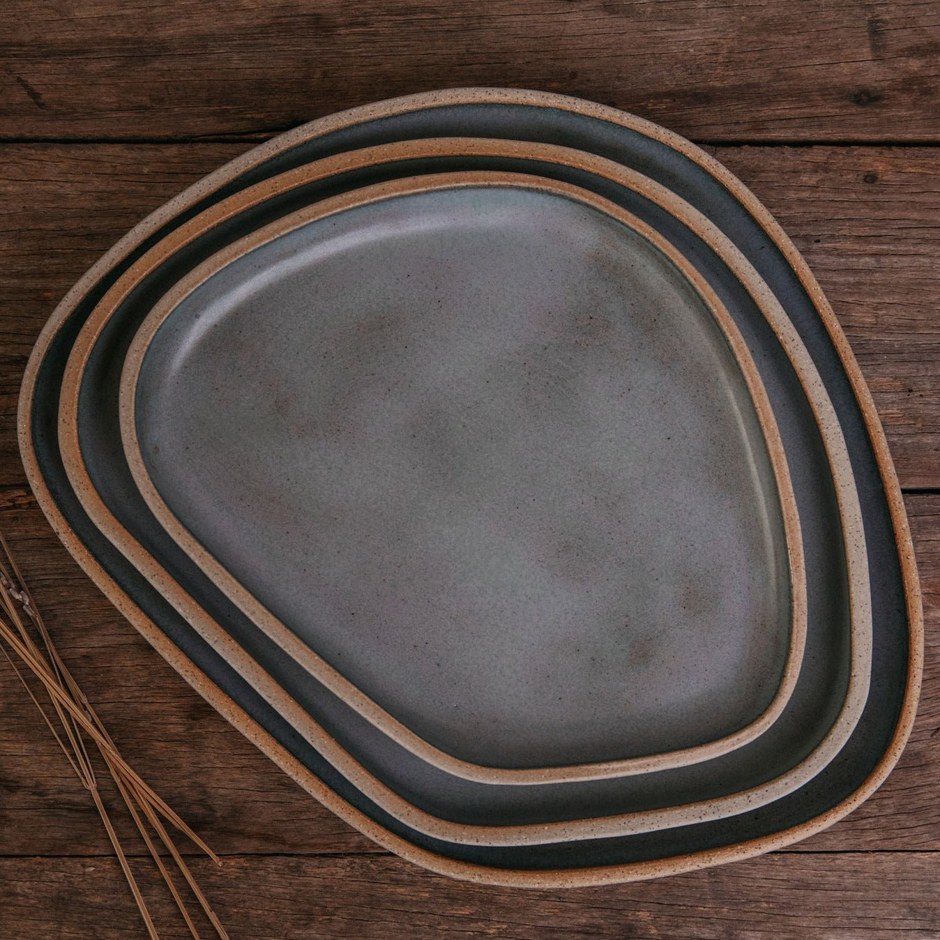 PROVENCE Platter Set – Cobalt Blue Stoneware