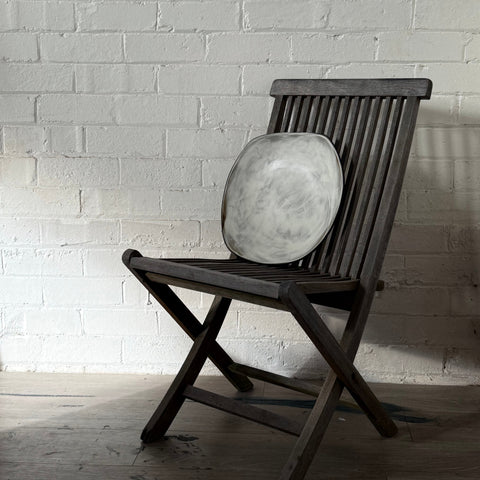 XL Bowl Black pebble · White Shell