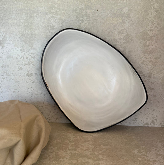 L Bowl Black pebble · Salt Foam
