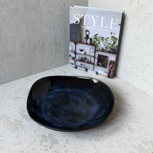 XL Bowl · Black pebble · Deep Blue