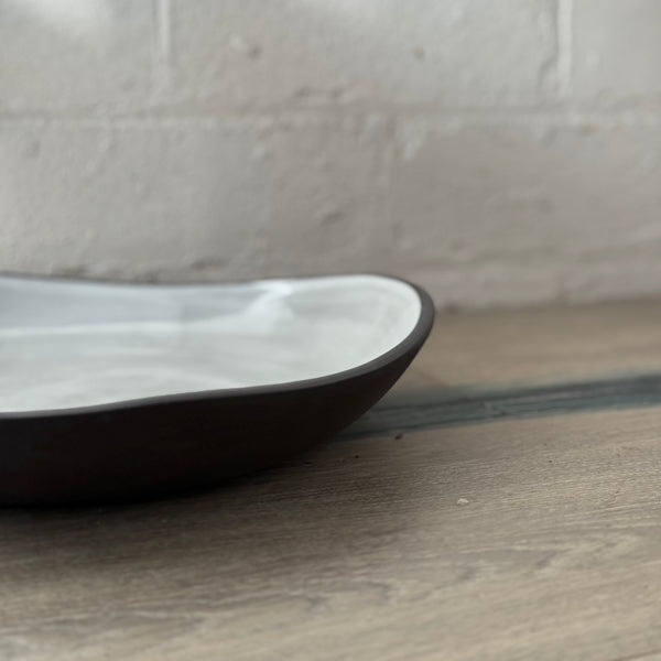 L Bowl Black pebble · Salt Foam