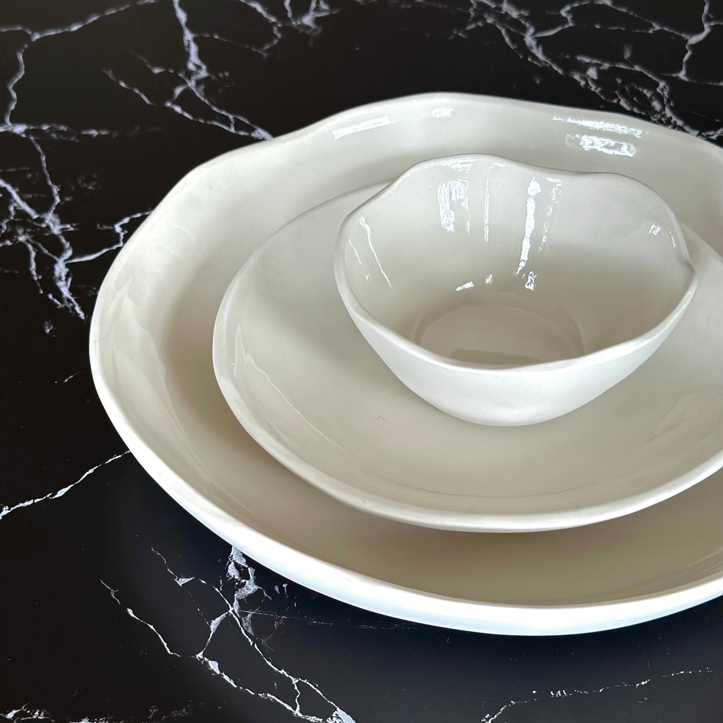 Gathering Trio Bowl Set · Clear