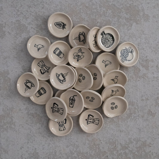Mini Illustrated | Handmade Ceramic Dish
