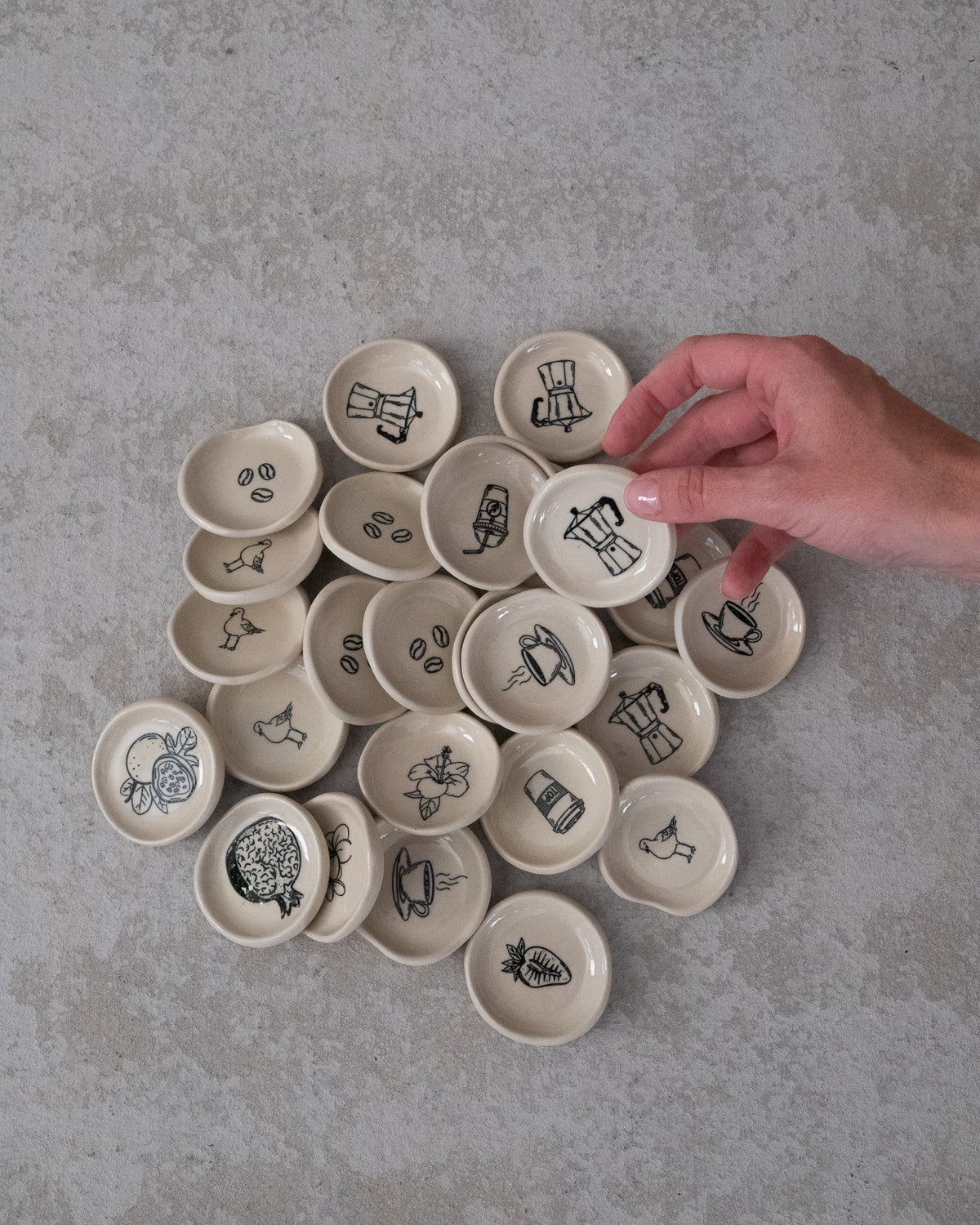 Mini Illustrated | Handmade Ceramic Dish