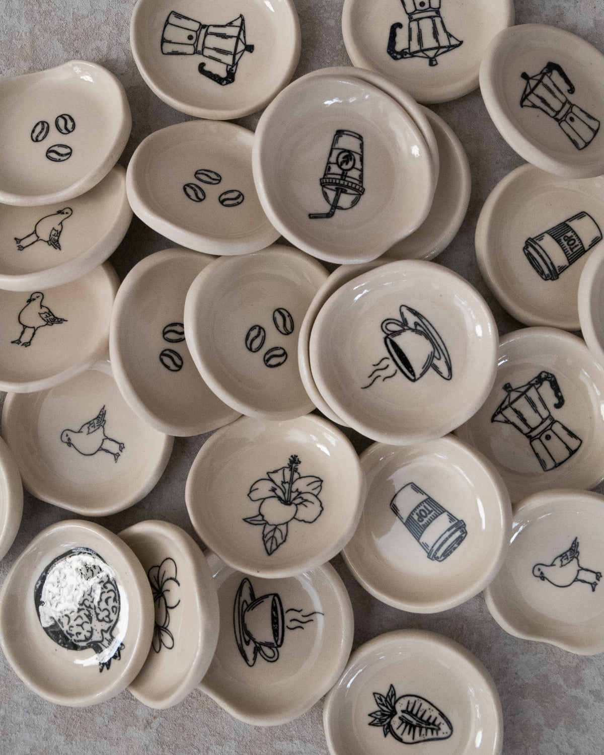 Mini Illustrated | Handmade Ceramic Dish