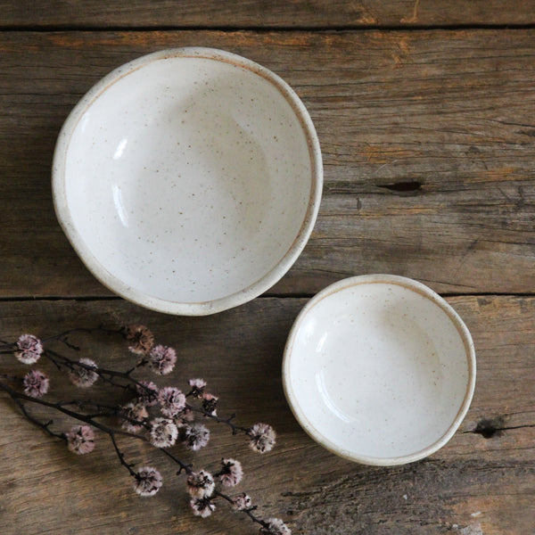 Ceramic Bowl Bliss - White