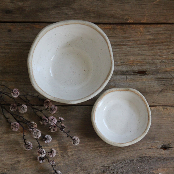 Ceramic Bowl Set - White