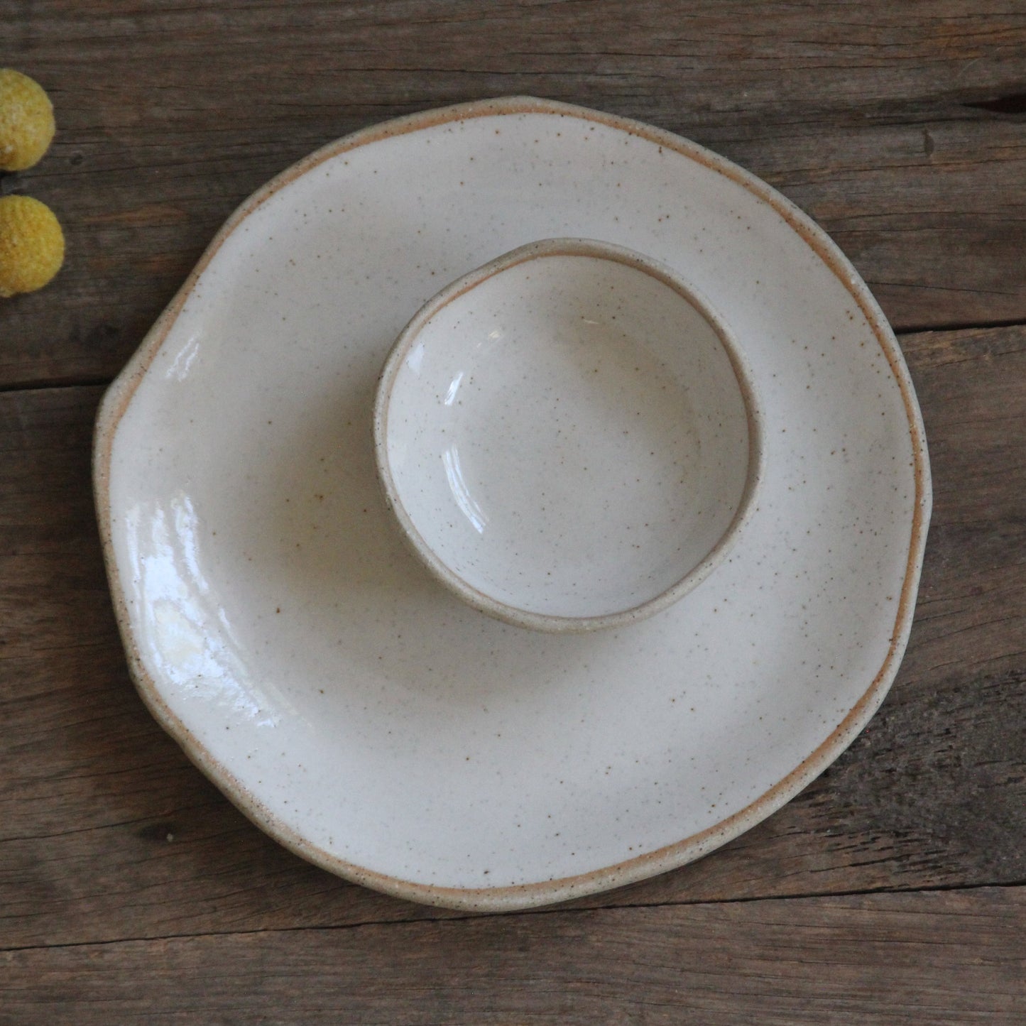 Organic Dinner Set - White