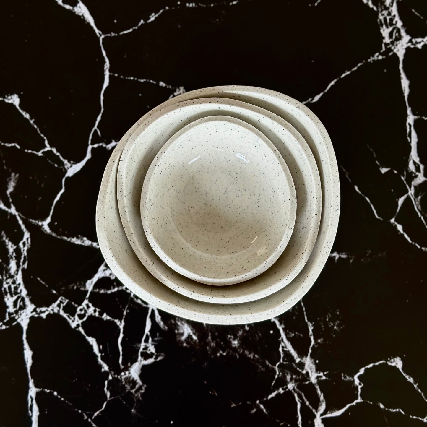 Torino Bowls | Speckled Clear