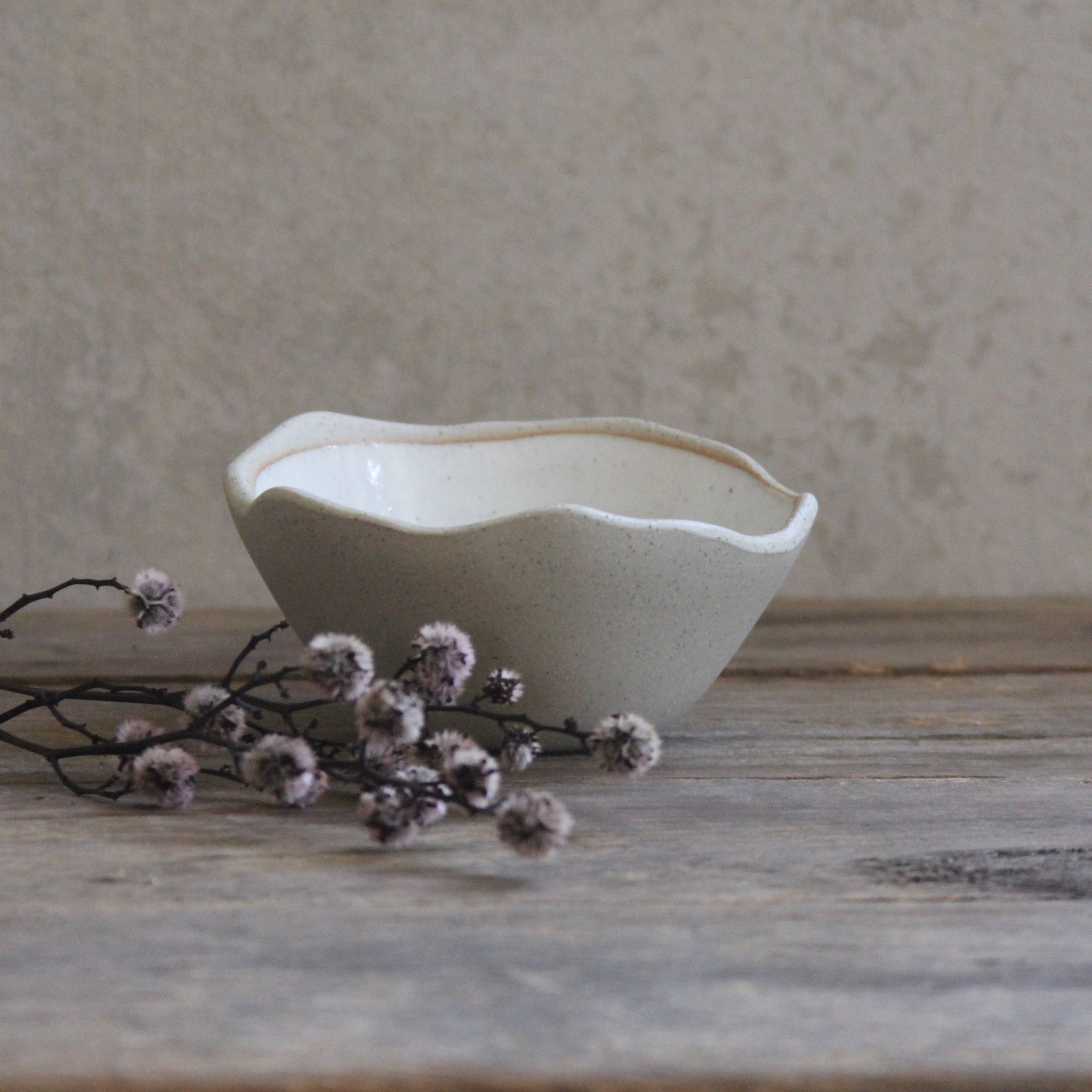 ORGANIC Small Bowl · White