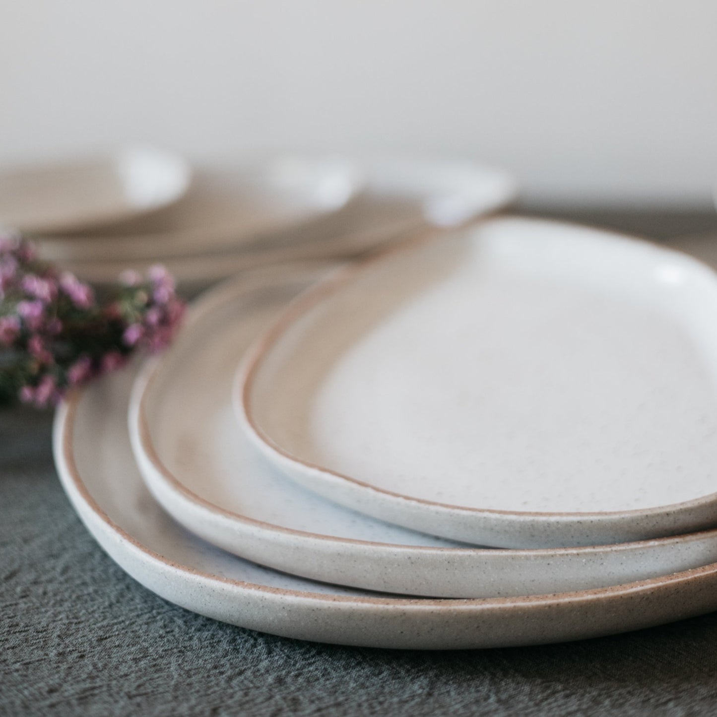 Provence Platter Set – White | Nesting Ceramic Serving Platters