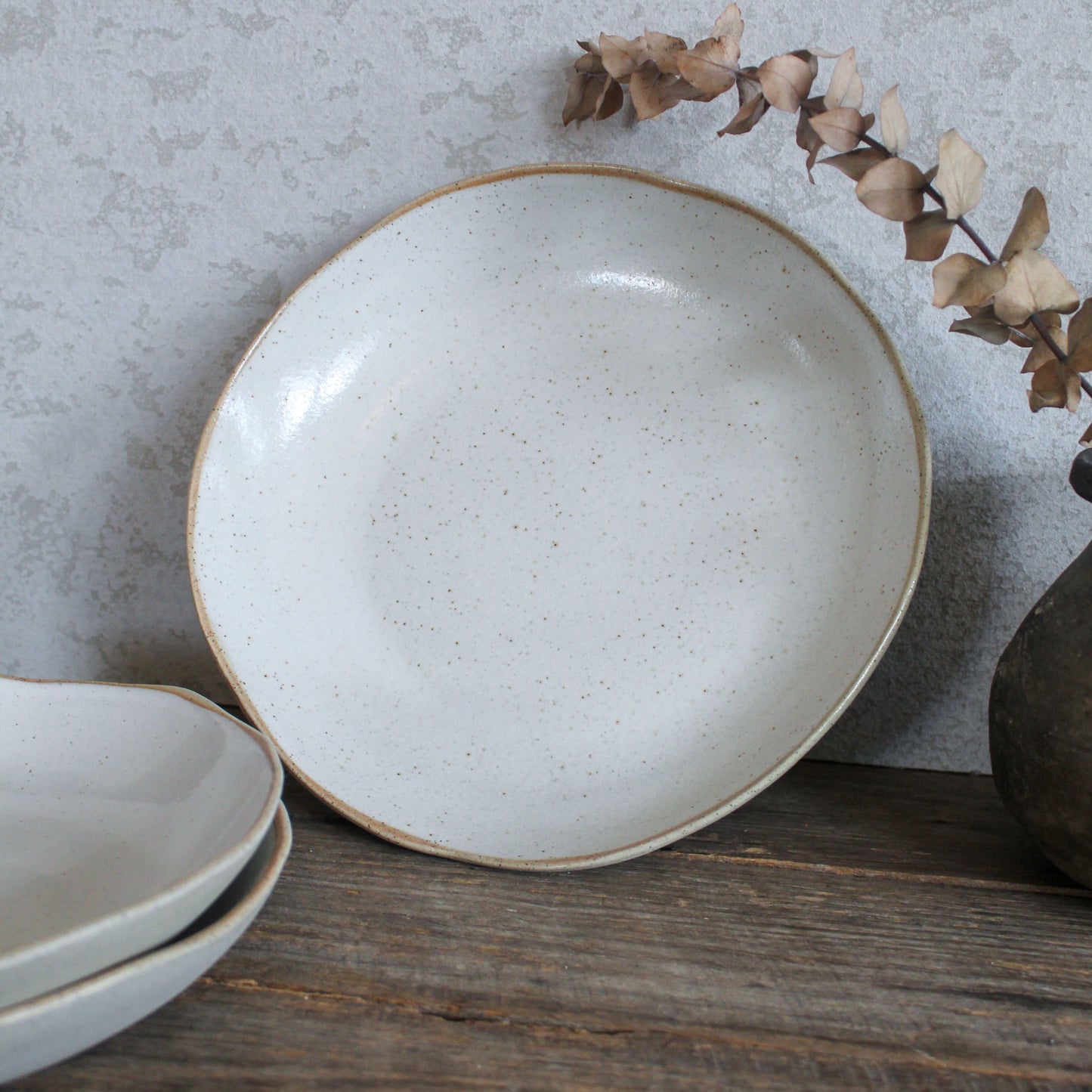 ORGANIC Large Serving Bowl · White