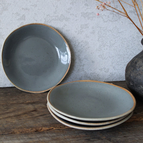 ORGANIC Small Plate · SPECKLED Grey