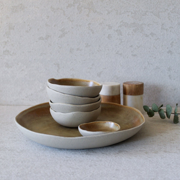 ORGANIC Small Bowl · SPECKLED Sand