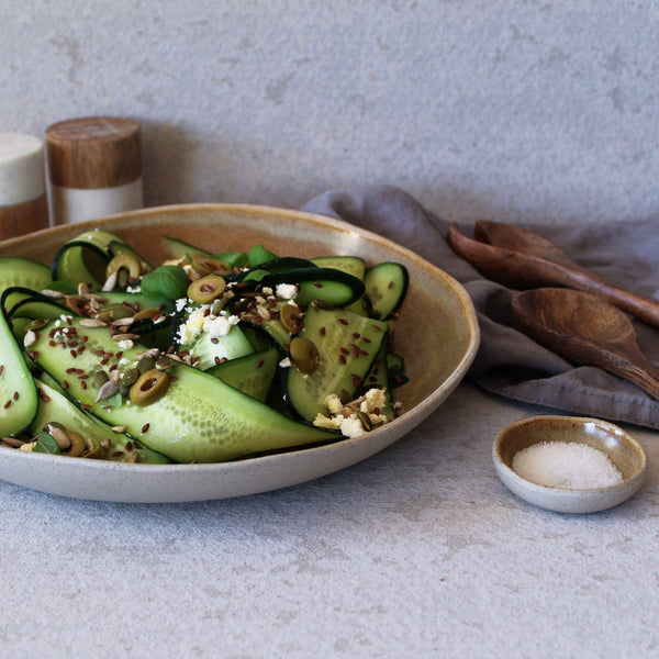 ORGANIC Large Serving Bowl · Sand