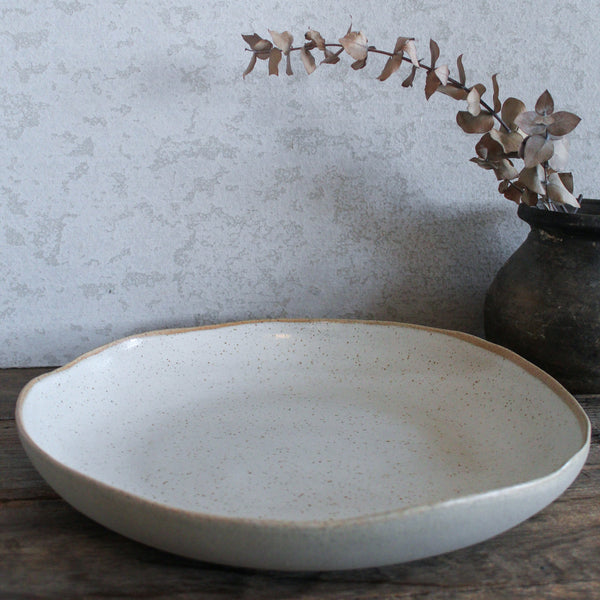 ORGANIC XL Serving Bowl · White