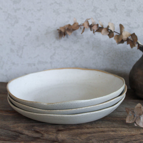 ORGANIC Large Serving Bowl · White