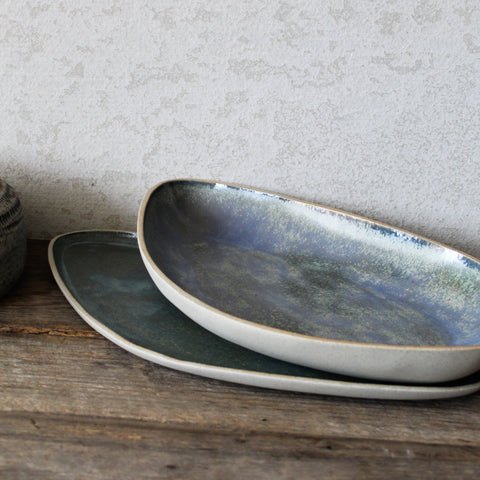 ALSACE Serving Set · Cobalt