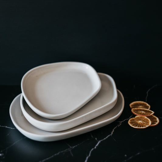 PROVENCE Platters – Clear | Handcrafted Ceramic Serving Platters